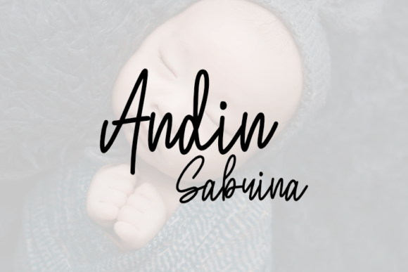 Andin Sabrina: A Refined Script Font for Editorial Design