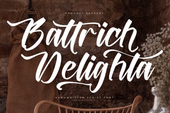 Battrich Delighta: A Handwritten Font That Elevates Marketing Visuals