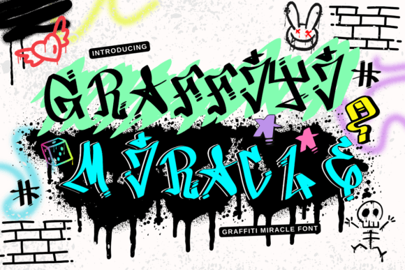 Graffiti Miracle: A Handcrafted Script Font for Editorial Impact