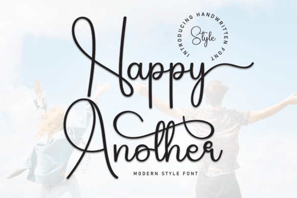 Happy Another: A Handwritten Font for Crafters and Product Creators