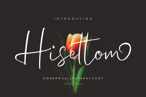 Hisettom: A Script Font for Campaigns That Speak with Elegance