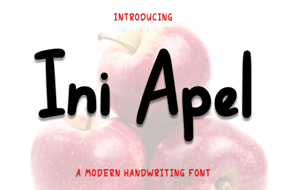 Ini Apel: A Warm, Handwritten Script Font for Real Small Business Branding
