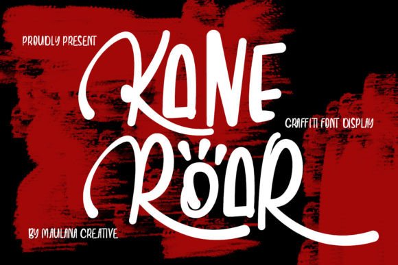 Kane Roar: A Whimsical Handwritten Display Font That Lands