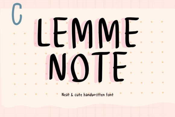 Lemmenote: A Thoughtful Script Font for Editorial Warmth