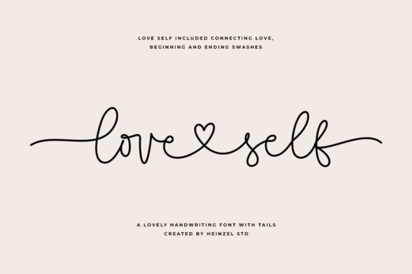 Love Self: A Script Font That Makes Your Brand Feel Thoughtful