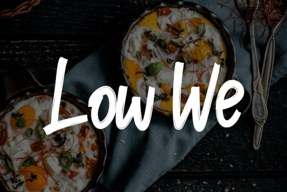 Low We: A Script Font That Elevates Your Campaigns
