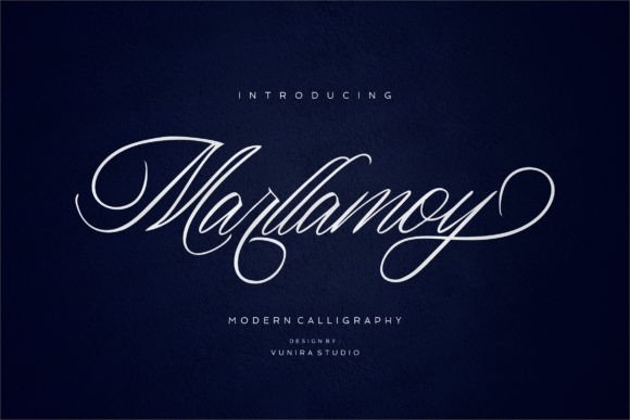Marllamoy: A Modern Script Font for Thoughtful Editorial Moments