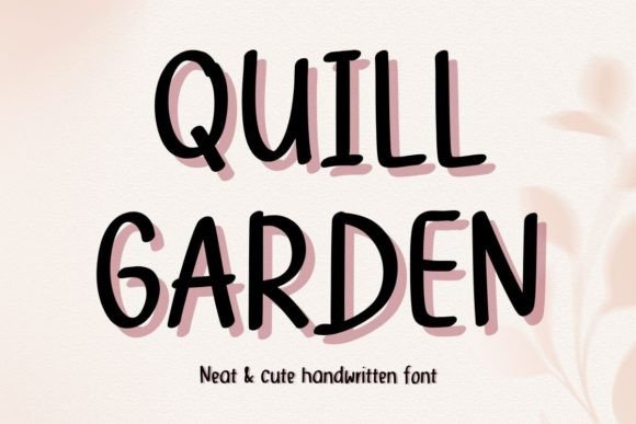 Quillgarden: A Handwritten Font That Makes Your Brand Feel Human