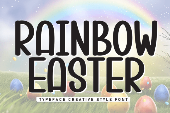 Rainbow Easter: A Sweet Handwritten Font for Crafters