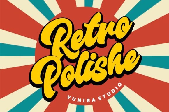 Retro Polishe: A Bold Script Font for Scroll-Stopping Marketing