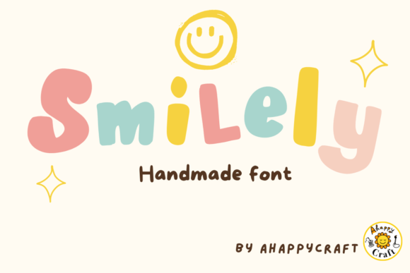 Smilely Handwritten Font for Joyful Craft Projects
