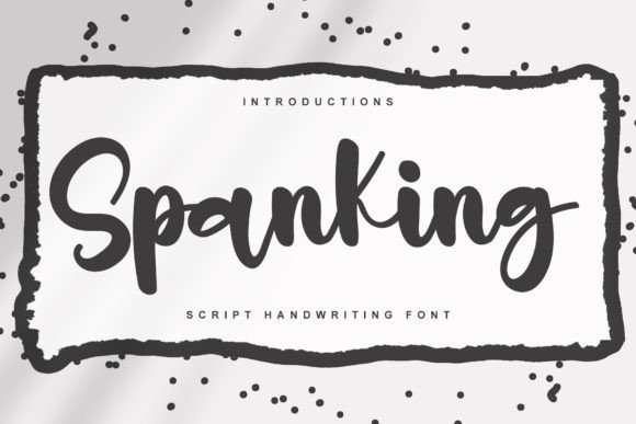 Spanking: A Fresh Handwritten Typeface for Editorial Charm