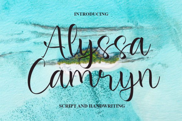 Transform Your Brand with Alyssa Camryn Script Font