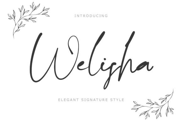 Welisha: A Handwritten Typeface That Feels Like a Sincere Smile
